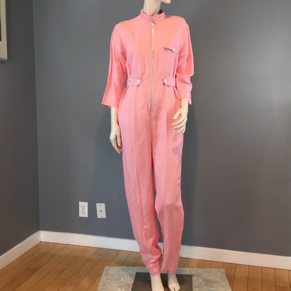 sandro pink jumpsuit